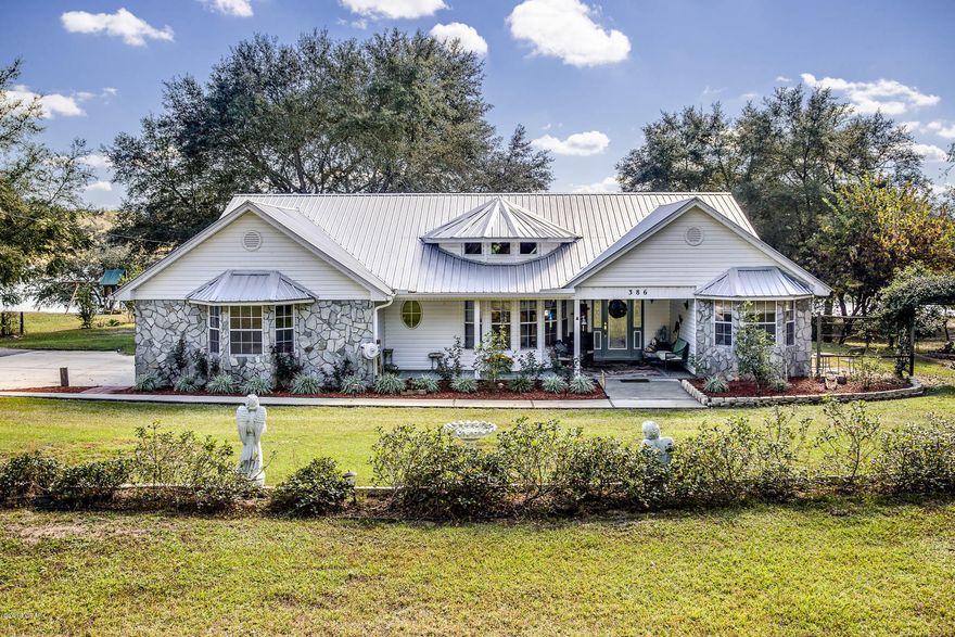 WATERFRONT 1 Owner Home Located on 3.5 Acres of High & Dry Land! This meticulously maintained 1 owner home is located on Little Island Pond which is a large Spring Fed Fresh water lake in Northern Bay County. New Metal Roof, new Well, New HVAC & Hot water Heater! Newly Renovated Kitchen featuring Granite counter tops, crisp white cabinets & tile backsplash! The Home Features 3 bedrooms- a large Master Suite featuring a water view and a huge Mother-in-Law Quarters with 11x12 front room & 13x15 large attached bedroom featuring hardwood floors & exterior door entrance, to the large 15x35 back porch. There is also an additional front bedroom & full bath. The Exterior is beautiful! There is a HUGE Woodworking/ workshop, Garden Area with electric fence, Pole Barn with RV hook-ups & sanitation Smoke house/grill area, Goldfish Pond & Much MORE! The Kitchen Remodel is less than a year old, HVAC, Hot Water Heater replaced within the last 2 years, Roof & Private Well replaced 3 years ago. This home has been well maintained & is Move In Ready! ***All Measurements Approximate please measure yourself if needed***