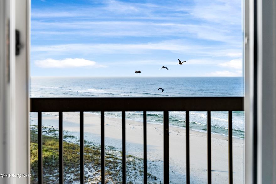 CURRENTLY UNDER CONTRACT, SELLER WILL CONSIDER BACKUP OFFERS.  Don't miss this opportunity to own one of the highly desired Pinnacle Port condos in one of the most sought-after locations in Panama City Beach - isolated beach with no rows of rental chairs and no bumper-to-bumper traffic!  This secured and gated community is located between the Gulf of Mexico and Powell Lake, offering the best of both beach and lake living!  Welcome to Pinnacle Port #A-702, an updated, two-story, three bedroom, three bathroom condo offering amazing views from every room that are second to none!   The first level kitchen, living area and master suite offers beautiful views of Powell Lake.  The second level features a guest room with views of Powell Lake, while the second master suite and covered balcony offers breathtaking views of the beach and coastline.  Updates include a new Kitchen with Whirlpool, black stainless appliances, back splash, new cabinetry, granite countertop and breakfast bar. Other upgrades include crown molding throughout, new vanities, lighting fixtures, tile bath accents, some new furnishings and new bedding. Luxury vinyl flooring throughout living areas and bedrooms. Custom made commercial grade blackout curtains on all windows and patio doors. 
You are sure to enjoy the vast array of amenities that Pinnacle Port has to offer, including 1/4 mile of pristine Gulf frontage, two pools, four tennis courts, pickleball courts, shuffleboard courts, steam rooms, sauna, exercise room, grills, basketball, playground, kayak rentals, fishing docks, boat trailer storage and boat slips on Powell Lake. 
Whether you are looking for an investment property, second home, or primary residence, Pinnacle Port will not disappoint so don't miss this opportunity!  Call me or your favorite realtor today to schedule your private showing.