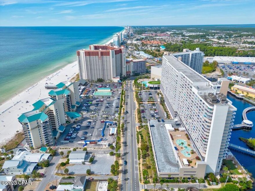 CURRENTLY UNDER CONTRACT, SELLER WILL CONSIDER BACKUP OFFERS. - One Bedroom Gulf View Penthouse unit at Laketown Wharf Resort!!! In The Heart Of All The Fun & Excitement In Panama City Beach – Just Steps Away From The World's Most Beautiful White-Sand Beaches, Shopping, Dining & Entertainment. This Beachside Resort Offers Unparalleled Amenities With Convenient Beach Access, 5 Unique Pools, A Kids Funscape Playground, Splash Bar & Grill, Gulf View Fitness Center & Covered Garage Parking. Laketown Wharf Offers A Variety Of Views Including The Gulf Of Mexico, Lake & Golf Course. Enjoy The Nightly Fountain & Light Show & Market Shops Along The 52,000 Square Feet Of Lakefront Boardwalk. This Residence Has 1 Bedroom, 2 Baths, Bunk Room & Can Easily Accommodate Over 6 People.