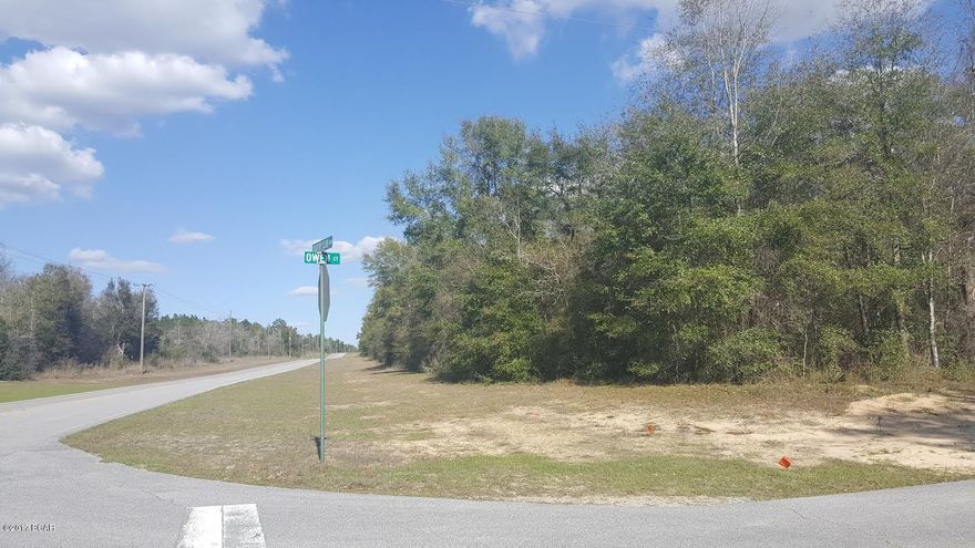 Large .59 corner building lot in Sunny Hills. Lot is wooded and has paved road frontage. Close to Sunny Hills Golf Course and several fishing spots in the area. Approximately 35-40 miles to Panama City Beach, Pier Park shopping and international airport.
