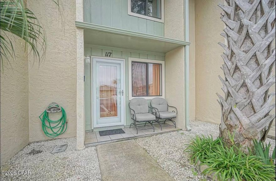 Beach Life, Rental Income & Incredible Value -- All in One!
Fully furnished and truly rental-ready, this beautifully maintained unit is just a 5-minute walk to the beach, offering the perfect blend of comfort, convenience, and coastal charm.
With two assigned parking spaces right at your door, everyday convenience comes easy. Major updates include a tankless water heater and a new HVAC system installed at the end of 2024, providing peace of mind and long-term value. Exceptionally cared for, this property presents a rare opportunity to own a move-in-ready beach retreat in one of Panama City Beach's most sought-after communities.
Low HOA fees include an impressive array of amenities:
11 pools (5 heated), pickleball courts, shuffleboard, tennis courts, mini golf, fitness center, playground, waterfront restaurant and pool, Wi-Fi, pest control, termite bond, trash service, grounds maintenance, property patrol, gated entry, and more.