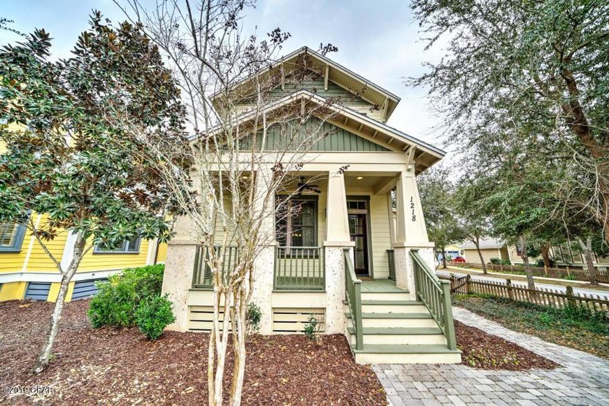 Beautiful and magnificent Wild Heron three bedroom, three full and one half bath home, located on a corner lot with over $60,000 in custom window treatments and upgrades completed by current owner with a 180 square foot screened in porch. The last bungalow sold at $475,000 so this home is priced to appraise and sell quickly. Picturesque views abound from this Coastal Craftsman inspired masterpiece featuring unparalleled panoramic views overlooking Wild Heron's nature preserve right off of Lakewalk Circle. Lakewalk Circle is a private road where there is limited through traffic. Positioned in the most desirable area of the Wild Heron community, this home is designed with the most discerning buyer in mind. 10.5 foot ceilings on the first floor, and custom gas fireplace nestled among the warm ambiance that the most discerning buyer will appreciate. 
The first floor bedroom could be perfect for a guest bedroom or converted to a private office. Coupled with the arts and crafts design of the most prominent Wild Heron estates, many of the features of this home such as oak hand railing, spacious and open space in the dining and living area, granite island with sink, and stainless steel appliances, make this home a must-see for the sophisticated buyer.
The master bedroom has an oversized closet, and the master bathroom has a granite double vanity, premium jet tub and shower, decorative tile, and oversized mirrors. The two car garage has ample room for additional storage or golf cart or watercraft. Unique and rich Coastal Craftsman detail abounds with every window and finish in this premier home. In addition, a private side porch is screened with unparalled views of Lakewalk and the nature preserve. Wild Heron homeowner amenities include pool, hot tub, fitness center, boathouse with canoes and kayaks for your use, boardwalks and fire pit by Lake Powell, picnic areas, playground, lots of space for bike riding and walking and places to view spectacular sunsets. 
A pontoon boat commutes every hour to the Gulf of Mexico across Lake Powell (rare coastal dune lake and a pristine Florida waterway). Wild Heron is a truly unique community that coincides with nature. See this home today, and make it yours!