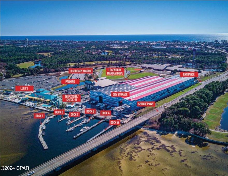 An affordable dry storage boat slip at nationally known Legendary Yacht Club and Marina! Located on the Choctawhatchee Bay, convenient to great restaurants and entertainment. Owner's membership association dues to include fuel and parts discounts, also unlimited launches with a complimentary soap wash and engine flush on every visit. As an owner, you also have access to all of the Club amenities, including the owner's bar and lounge, pool, fitness room, showers, ice machines, fish cleaning area, and a designated parking area. This slip is 10'x10'x30 and INCLUDES a brand new 26' Magic Tilt Cradle. Call for more information or to schedule a showing today!