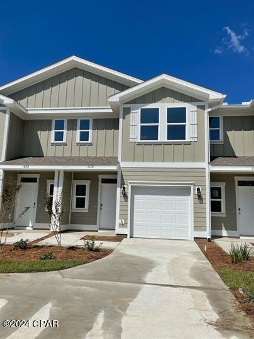 The Palm is a 3 bed, 2.5 bath, with a 1 car garage.  Features for your new rental include luxury vinyl plank flooring, excluding all bedrooms, stairs, and second floor hallway, which have frieze carpet. This unit has 9' ceilings, granite countertops, ivory colored shaker style cabinetry, and beautiful interior doors with brushed nickel hardware. Conveniently located to nearby schools, restaurants, shopping, and a quick drive to the sandy beaches with the emerald waters of Panama City Beach.REQUIREMENTS TO RENT:  Each applicant over 18 MUST apply online FIRST at https://fullsailrealty.managebuilding.com/Resident/rental-application/new, we will run a background check and call you to set up a showing appointment within 1 business day. Visit our website to confirm availability and see all qualifications.  ONLY IF YOU DECIDE TO RENT after your showing, we will accept your application fees and complete final approvals prior to Lease signing. Call the office for questions.  We look forward to being the BEST property management company you have ever worked with!  Security Deposit on this property is optional thru Obligo.