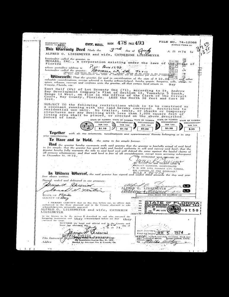 [No Recorded Subdiv] - Land