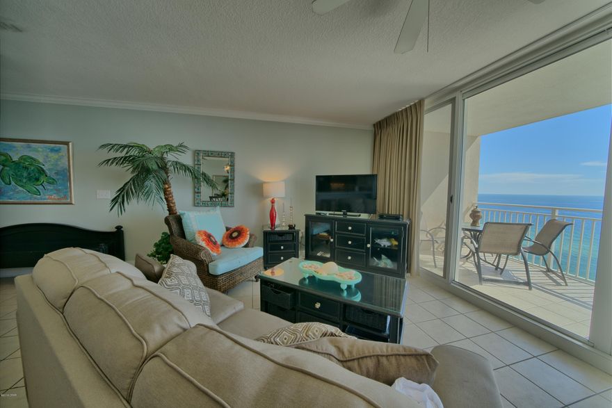 **ABSOLUTELY GORGEOUS **This1 Bedroom 2 Bath with a bunk is BEAUTIFULLY DECORATED to meet the upscale taste of the owners!. This condo has a gourmet kitchen w/granite counter tops, under cabinet & recessed lighting, flat screen T.V's,  tile throughout, tiled balcony , with unsurpassed GULF VIEWS  from the main living area. The condo is located on the highly desirable 15th floor in one of PANAMA CITY BEACHES FINEST RESORT COMMUNITIES. EMERALD BEACH RESORT has unsurpassed amenities include a gulf front pool & tiki hut, Sky Bar, Starbucks, Zero entry pool with water features, workout facility and the list goes on and on. Emerald Beach is located just a short walk to Pier Park, shopping, dining and entertainment. ***NEW PHOTOS UPLOADED ON 10/01/2018***