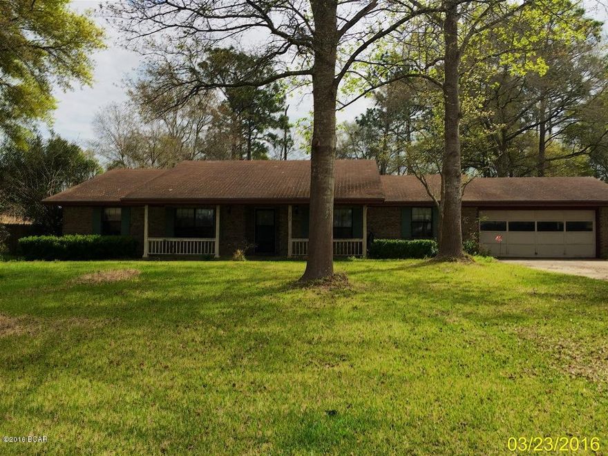 Great single story 4 bedroom brick home with spacious open living inside and out. This one is ready for your designs to come to life. A must see!