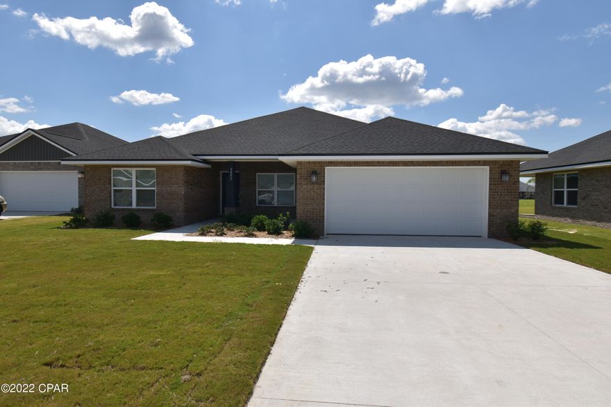 Beautiful NEW CONSTRUCTION brick home in the all NEW subdivision of College Station just a short drive to TAFB and Panama City. This beautiful home features a split floor-plan with 4 bedrooms and 3 bathrooms, large garage and LOTS of storage.REQUIREMENTS TO RENT:  Each applicant over 18 MUST apply online FIRST at https://fullsailrealty.managebuilding.com/Resident/rental-application/new, we will run a background check and call you to set up a showing appointment within 1 business day. Visit our website to confirm availability and see all qualifications.  ONLY IF YOU DECIDE TO RENT after your showing, we will accept your application fees and complete final approvals prior to Lease signing. Security Deposit on this property is optional thru Obligo.