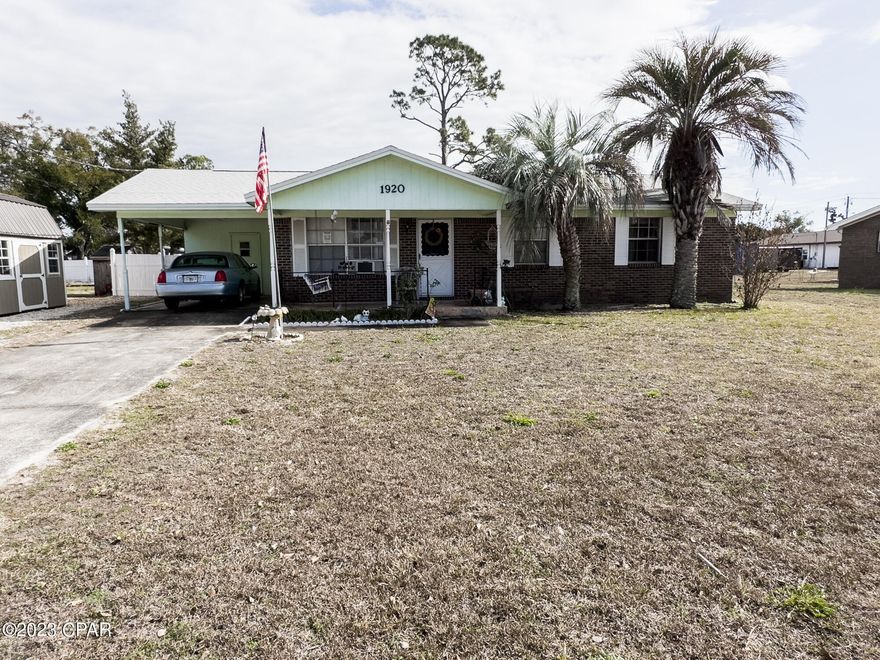 'CURRENTLY UNDER CONTRACT, SELLER WILL CONSIDER BACKUP OFFERS'

3 bed 1 bath home situated on a nice 75X140 lot with a 12x18 storage shed in the back yard. Brick and wood exterior. roof replace Dec 2018, covered front porch and 12x25 attached carport. Nice size laundry room accessible from the carport as well as inside the home. Front living room has been remodeled. Entering from the carport is the eat in kitchen and sitting area with access to the back 6x10 covered porch. The bedrooms are roomy. With some updates this would be a perfect starter home or investment property. Convenient location to the Gulf Coast State college and FSU Campus.