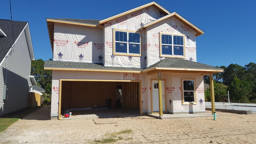 ****NEW BEACH CONSTRUCTION****-You're literally around the corner from the beach (1/2 mile to Gulf), Hutchison Elementary School and Pier Park! This home features 5 bedrooms and 3 full baths, tile and carpet flooring, 9' ceilings, separate dining area and a covered porch perfect for entertaining. All dimensions, measurements and other listing information should be verified if deemed important.