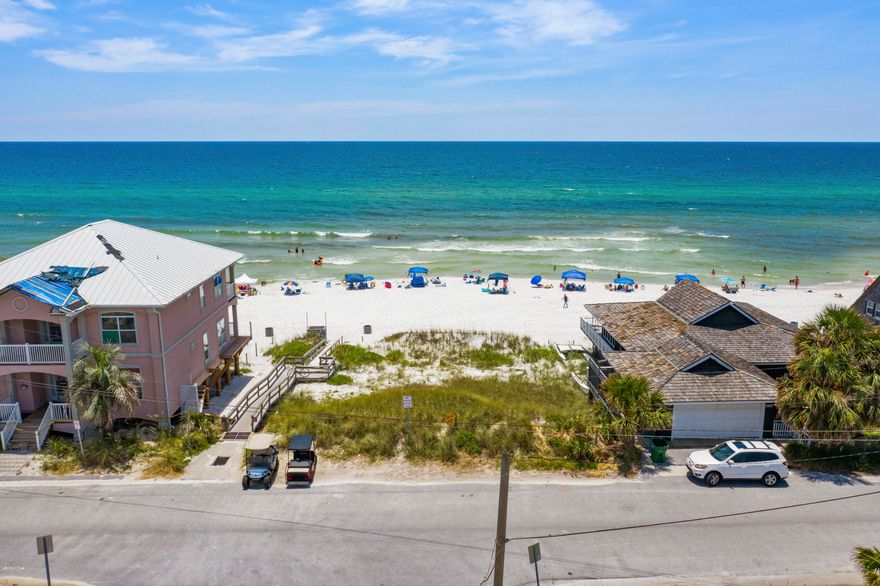 Zoning - SR-2 Seasonal Resort Commercial. Gulf front lot with 60 feet of frontage and 120 feet deep. Located close to St Andrews State Park, shopping, entertainment and restaurants. Not many gulf front lots left! Build your dream home or investment property on this 60x120 gulf front lot.