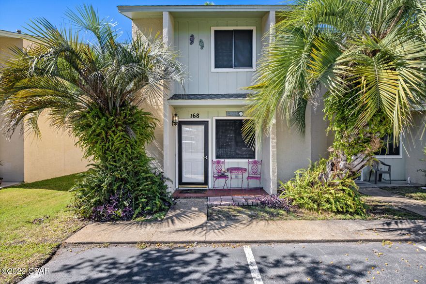 Lowest priced townhome in Gulf Highlands Beach Resort.  Motivated Sellers.  Original Owners. This unit has never been rented.  Very well kept.  Fully furnished.  new electric washer and dryer.  Tile floors downstairs.  New Hot water Heater. New roof.  This is an end unit with a great location.  Pool and Tennis court in back yard.  Not in a flood plain.  This is a gated community with 4 tennis courts, (2 lighted at night).  shuffleboard courts, 11 pools.  One on the Gulf side. 2 acre miniature golf course.  3.2 miles of street area, great for walking, jogging or just riding on your golf cart.  This townhome is move in ready!  A must see!