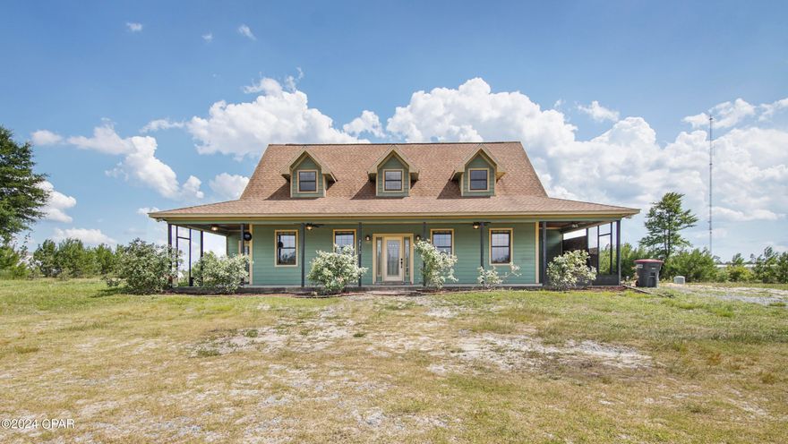 PENDING - Your second chance to own this amazing property and adorable home in Youngstown!!


Beautiful custom country home on 10 acres that backs up to a perpetual conservation area. Home has has many upgrades including Heart Maple floors, Custom Granite countertops in Kitchen and Master Bath, Hand Hammered Copper Sinks, Viking Commercial Propane Range with Griddle, 4 burners and two ovens.   Large Walk-in Slate Shower in M-Bath, extra high ceilings throughout, recessed lighting and more.  Home also has Spray Foam Insulation for Energy Efficiency, roof replaced in 2019, presssure tank, switch and guage on well pump replaced 2024. 
This is a MUST see for anyone who wants quality, simplicity and high and dry land.  Located near Econfina Creek Water Mgmt area, less than 2 miles from Blue Springs Recreation Area and Campground and several other publicly accessed ponds and springs and trails.  Buyer to do due diligence.