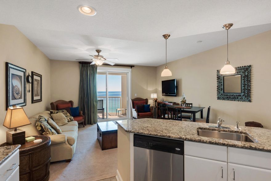 You will not find a nicer condo for a better price in all of Panama City Beach!  Offering stunning views, this 1BR/2BA+BUNK unit at the Grand Panama Beach Resort is offered fully furnished and ready to rent or enjoy.  There is also a storage unit available for purchase.  Own here and enjoy any of Grand Panama's fabulous amenities which include a beautiful fitness center, two pools (one heated), hot tub and gulf front snack bar.  These units are also fantastic rentals for anyone interested in an income producing property.  Call today to schedule an appointment to view.