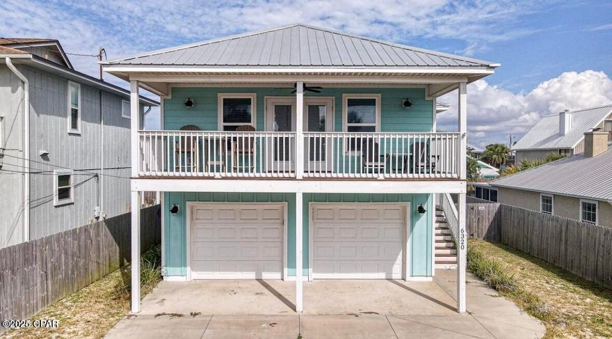 Discover coastal living in this stunning 3 bedroom, 2.5 bathroom home built in 2019, located just a few blocks from the World's Most Beautiful Beach on Panama City Beach. Featuring a 2 car garage and a beautiful upper deck, this property offers the perfect blend of comfort and convenience. This property provides easy access to the Naval Base and all of what the beach has to offer. The rental does come fully furnished for easy move-in and has a fully fenced backyard perfect for entertaining and your four-legged friends.