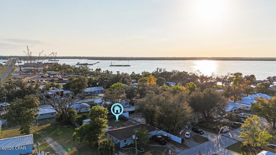 Conveniently located in Panama City, this 3-bedroom, 1-bathroom concrete block home offers durability and a great opportunity in a desirable area. Just minutes from Tyndall Air Force Base, this property is ideal for those seeking close proximity to work. Enjoy easy access to the East Bay and a nearby public boat ramp, perfect for boating and fishing. Situated on a generously sized lot with space for outdoor living, storage, or future improvements.