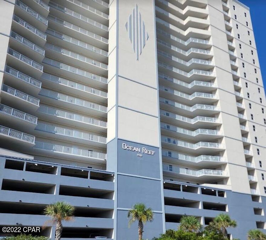 *CURRENTLY UNDER CONTRACT. SELLER WILL CONSIDER BACK UP CONTRACTS. AGENTS, PLEASE READ AGENT NOTES* 2bd 2ba Ocean Reef condo w/great views* 2020-Master bath walk in shower, quartz countertop hardware and mirror. 2019-50 gallon water heater. 2017-Kitchen appliances. 2016-Vinyl plank floors throughout. Other custom additions: Under counter kitchen wall vacuum, laundry room barn door, wall cabinets, custom broom closet and Maytag washer/dryer. Master bedroom: Crown molding, built in bookcases, custom closet and sliding doors. 2nd bedroom: Custom headboards, closet built ins and sliding doors. 2nd bathroom: Barn door, new quartz top and hardware. Extra owners's closet and game cabinet w/wine rack. Balcony adds 300sqft of extended living space. Info is approx and should be verified if important