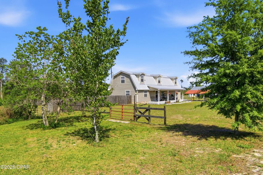 If you've been dreaming of space, privacy, room to breathe, with No HOA, this may be what you are looking for.  Situated on 1.48 acres, this 3-bedroom, 2-bathroom home offers a comfortable blend of space and convenience.  With approximately 1,764 square feet, the layout features the primary suite on the main floor, along with the living area, kitchen and dining room.  The dining room includes a door leading to the back yard allowing for flexible use to suit your needs.  Upstairs offers two additional bedrooms, a bathroom, plus a large bonus room, perfect for a game room, home office or extra living space.  Whether you're looking for extra elbow room, a place to spread out, or looking for that 'country living feel' without being far from town, this property is worth a look.