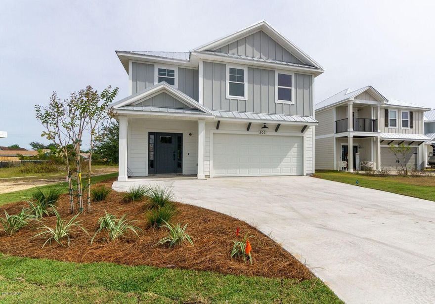 AMAZING WATER VIEW!! Gorgeous new construction 2 Story Home with view of the bay in the highly desirable Emerald Coast Yacht Club! 4 bedroom, 2.5 baths with a large second living space area on the second floor plus a BONUS room!! perfect for the kids. Home features luxury vinyl flooring, front apron farmhouse sink, Quartz counter tops, indoor laundry,sprinkler system, and so much more. This house is a must see with only 3 more houses being built, this home won't last long. Check it out today! (All sizes are approximate and should be verified.)