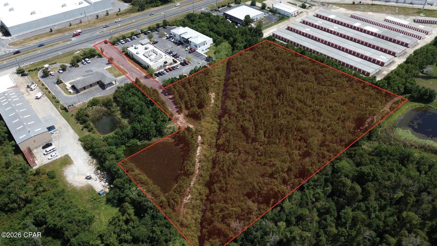2531 Highway 77 is a +/-3.83ac commercial site that is proximate to the commercial amenities in Panama City. Located on Highway 77 this site is situated between the two largest interchanges in the market - 23rd Street and Baldwin Road. The raw acreage has utilities available to the site and sufficient storm water capacity already in place. Surrounded by new development, this site
benefits from the expanding commercial market in Panama City.