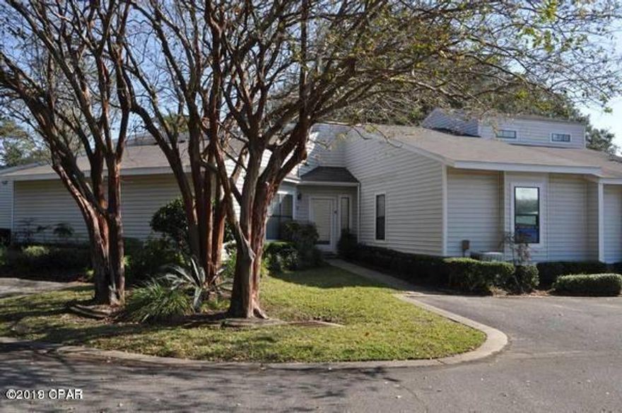 Patio home located in St. Andrews and just a short walk to the Bay. This is a 3 bedroom 2 bath unit with a great patio, and well layed out.