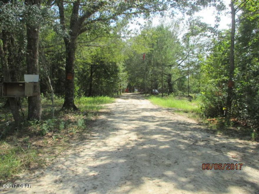 $29,500. This country 10 acres has dirt road frontage on 2 sides. Seller reports that there is a well that needs repair and an old septic tank on the property. (No guarantees are made on the functionality of either the well or septic). The 10 acres is mostly covered with nice-sized pine timber which could be harvested, if desired. On the property is also a storage or utility building that was used as a small dwelling, plus another storage/workshop building, and also an old mobile home that may or may not be salvageable. Power and phone service are available at this location. Just a couple of miles to a great country school (K-8), and then children could be bused to high school at either Altha or Blountstown High School. Seller is highly motivated and open to offers! $29,500.