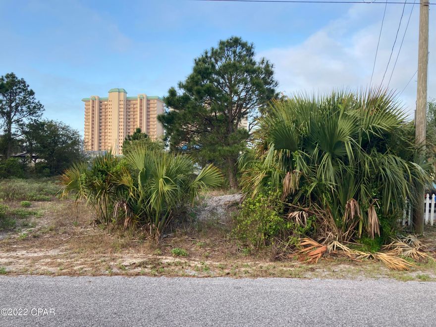 ***Attention all builders and investors...come quick!!*** Great buildable lot just a quick walk to our pristine white sand beaches and Rick Seltzer Park, or if you are a boater just a few blocks from a lagoon ramp. This mostly cleared lot would be perfect for your new home, vacation home, or even an investment multi-family home. As an added benefit the lot right next to it is also for sale(same price) if that benefits the buyer in any way. Buy both and build a larger home, or a larger multi-family complex. The possibilities are endless!!! This lots location is perfectly located just a short drive from great local restaurants, the state park, or if you prefer all entertainment in one spot, Pier Park is a short drive away. All info is approximate and should be verified by buyers if important
