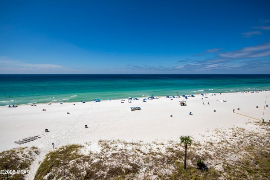 Back on the market with no fault to the seller.   Wake up to breathtaking, panoramic Gulf views in this beautifully renovated 1-bedroom, 1-bath condo at Sunbird, perfectly positioned on the coveted east end of Panama City Beach. Perched on the 7th floor, this residence offers million-dollar vistas of sugar-white sands and emerald-green waters, setting the stage for the ultimate coastal retreat.
Great location next to Pinapple Willy's, restraunts, Walmart, and more.

Offered fully furnished, the condo blends style and comfort with an open-concept layout that maximizes natural light and sweeping views. The updated kitchen boasts sleek quartz countertops, stainless steel appliances, and modern cabinetry, while the spacious living area opens to a private balcony—ideal for morning coffee or sunset cocktails. Additional highlights include tile flooring throughout, a freshly painted interior, and a beautifully updated bathroom. A same-floor storage closet provides extra convenience.

Sunbird Resort elevates beachfront living with three sparkling pools (including one heated), tennis courts, grilling stations, a laundry facility, and direct beach access just steps away. Stroll to nearby restaurants, boutique shopping, and vibrant nightlife—all within walking distance. Peace of mind comes with a new heater installed in 2018 and the special assessment already paid.
Sunbird has passed the required milestones inspection and the reserve study has been completed for your peace of mind.

This is your opportunity to own a turn-key Gulf-front escape or high-performing rental property in one of Panama City Beach's most desirable locations.

Buyer to verify all dimensions, square footage, COA fees, and taxes if deemed important.