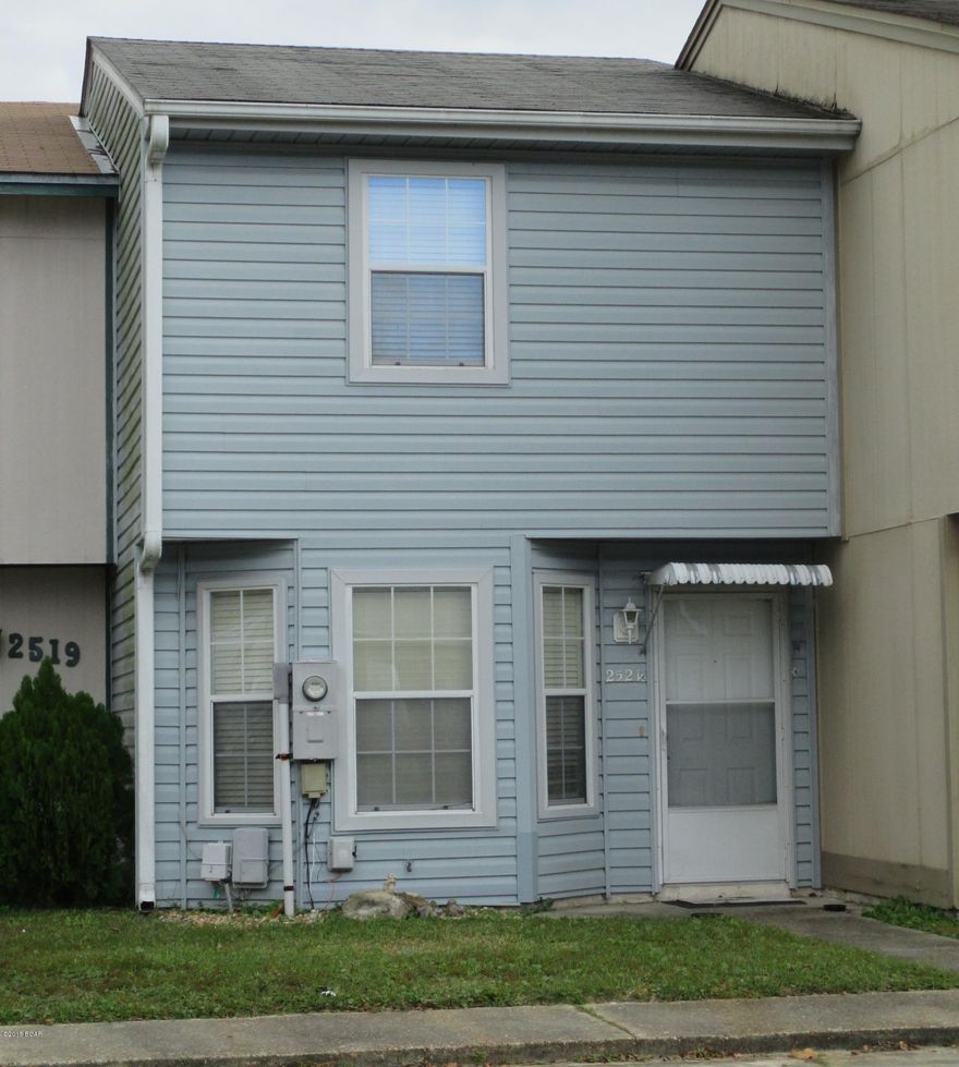 This 2 bedroom 1 1/5 bath home is move-in ready and convenient location for new owner whether as your home or to use as investment property. There is an additional room for play room/office(11'6''x7'6'' and sq. footage includes this room that is open with the kitchen) with lots of storage, plenty of other inside storage and inside laundry.  Short walking distance to Publix shopping center, restaurants, post office. Don't miss out, call today for your appointment to view. Washer and dryer are being left ''as-is'' or if buyer does not want will have Rescue Mission pick up. Please have buyer verify all information.