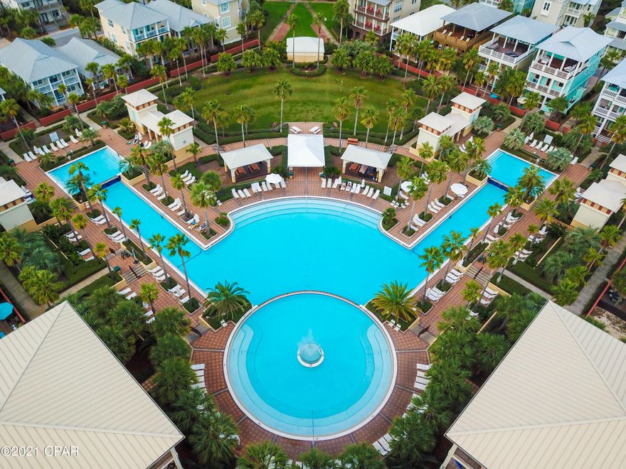 Come see this gorgeous 3 bedroom with bunk room and 3 bath home located in the sought out community of Seacrest Beach located off of scenic 30-A. Sold fully furnished! This community has deeded beach access along with a great community pool, and beach shuttle. You're literally steps from the Gulf of Mexico! This home has an open floor plan on the first floor. The kitchen looks over the living area. There is also a great porch space for entertaining and grilling. There is a  bedroom on the first level, and the  master suite is up stairs with a private screened balcony, along with an additional bedroom AND separate bunkroom that also has its own balcony. This home is a fantastic rental property with the numbers to back it up! Come see this beautiful home today!