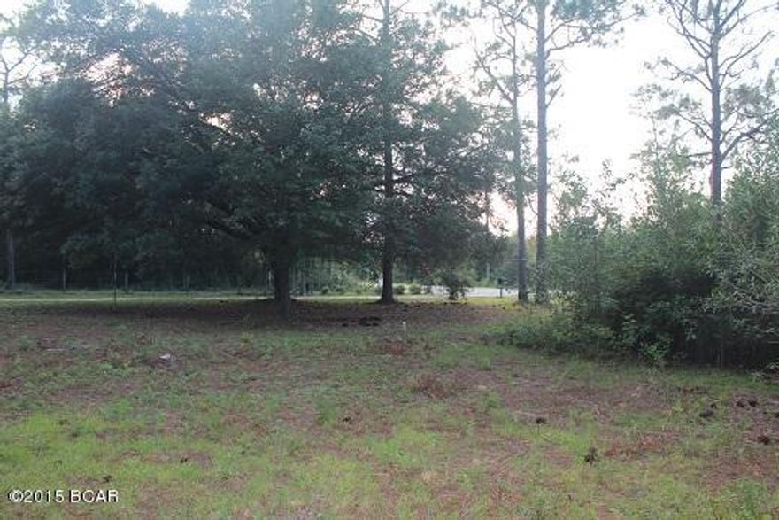 Nice lot with mature trees. This 3/4 acre lot is cleared and ready for your new custom built home or mobile home.  The property is on a paved road, just a few minutes down the road from Lynn Haven.