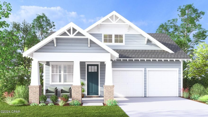 Presenting the new Sawgrass plan in waterfront SweetBay. This spacious home offers plenty of comfortable indoor and outdoor living space with a large Great Room and kitchen extending out to a covered lanai. The primary suite features a large tile-to-ceiling shower and walk-in closet. SweetBay is a walkable and golf-cart friendly community with unrivaled amenities: dock with Bay / Gulf access for kayaking, private beach, paddle boarding, and fishing, parks, junior olympic resort pools, sports court, miles of trails, and future amenities including a Publix-anchored town center and marina! New home buyers even get priority access to top-rated University Academy!