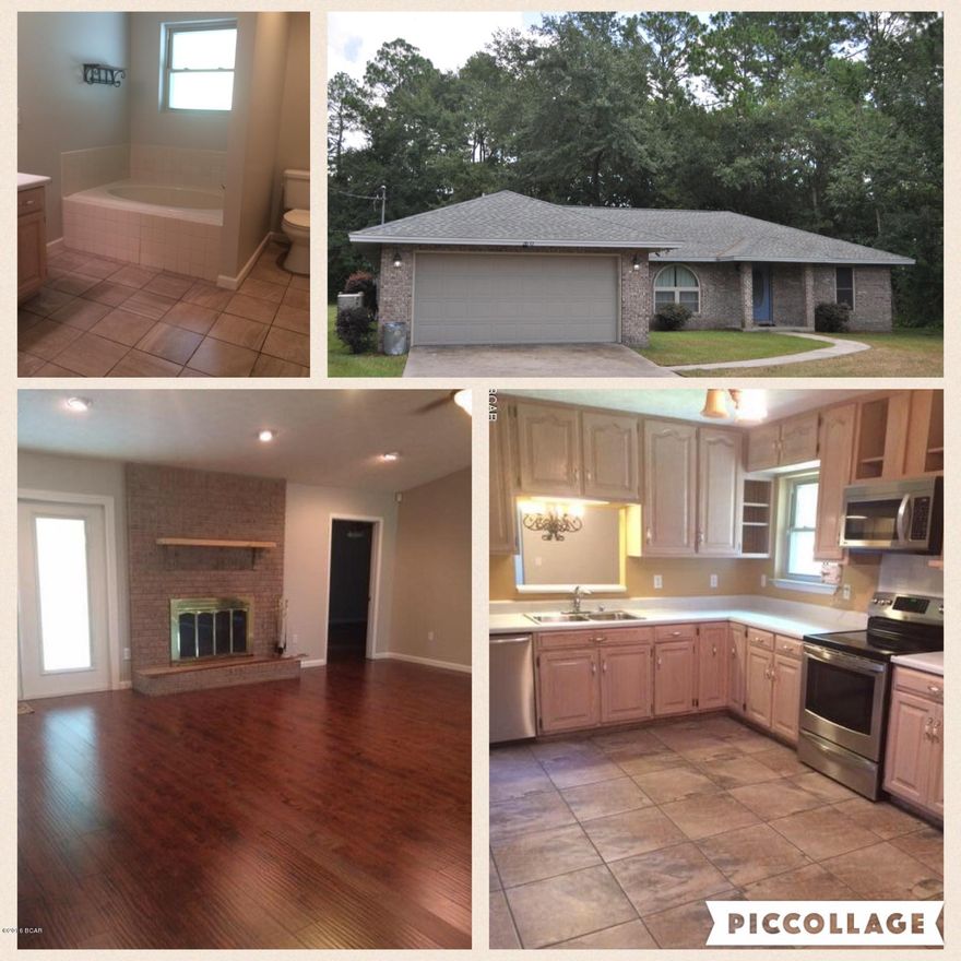 MOVE-IN READY 3BR/2BA FAMILY HOME WITH HUGE BONUS ROOM OR 4TH BEDROOM. NEW ROOF, NEW WOOD FLOORING, NEW CARPET IN BEDROOMS, NEW PAINT AND NEW LOW E WINDOWS. LARGE DINE-IN KITCHEN WITH TILED FLOORS. MASTER SUITE IS SPACIOUS WITH LARGE WALK-IN CLOSET AND JETTED GARDEN TUB. LOW E  ENERGY EFFICIENT WINDOWS.  HOME SITS ON .77 ACRE AND HAS A 12X24 SHED THAT IS WIRED FOR INTERNET AND ELECTRICITY. THERE IS PLENTY OF SPACE TO STORE A BOAT OR HAVE A POOL AND A BOAT RAMP ISN'T FAR TO ACCESS THE BAY AND GULF.