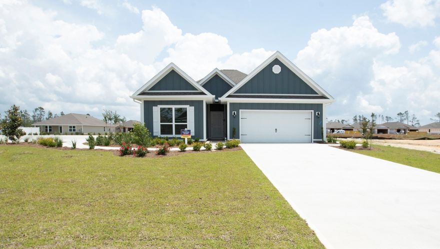 Seller is currently offering up to $10k towards closings costs with seller preferred lender with executed contract by 12/6/2020. Purchaser(s) understand incentives are contingent on closing on, or before, January 15, 2021. In the event the closing doesn't occur on or before 1/15/2021 all incentives will be null and void.



This is Kennedy floor plan is available for a quick move in. This home is a previous model and will include any appliances currently in the home. Furnishings and window treatments will not convey but curtain rods will remain. Features a separate living space with a full kitchen and living area, a full bath, laundry room and bedroom. The main living is open and spacious and has beautiful cabinetry in the kitchen with granite countertops. One Year builder warranty and 10 year structural warranty will begin after closing. The manufacturer's warranty will be for the time remaining on each item.

The Smart Home package includes: Kwikset Keyless entry, Qolsys touch panel, an Echo Dot device and Skybell doorbell. Bridge Harbor is located just a few minutes from Tyndall Air Force base and short drive to shopping dining and entertainment. The community features a resort style pool and pool house, sidewalks, street lights and a central mail station. Pictures, photographs, floor plans, elevations, features, colors and sizes are approximate for illustration purposes only and will vary from the homes as built. Home and community information including pricing, included features, terms, availability and amenities are subject to change and prior sale at any time without notice or obligation. For Move-In/Completion Estimates: Ready dates are estimates only. Timing of completion of construction and buyer move-in are subject to contingencies contained in home purchase agreement and governing jurisdictions issuance of a certificate of occupancy, and may change due to forces majeures and other delays or disruptions outside the reasonable control of D.R. Horton, Inc.