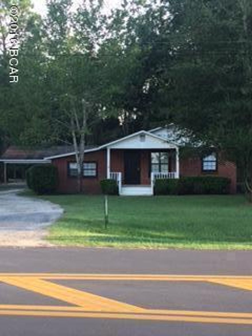Remodeled, beautiful 3 bedroom/2 bath home in the City of Chipley. Updates include kitchen with lots of cabinets, appliances, HVAC unit, electrical, some plumbing, lighting, flooring in most of home except original hardwoods, hot water heater and more. Extra features boast an apartment sized kitchen with pantry, den, and office area/ 4th bedroom.  Outside features an above the ground pool with privacy fence, a play set and a over sized carport with a storage room. Lots of room to grow on over 2 acres. Located close to all 3 public schools and The Florida Panhandle Technical College sits right across the street.***New metal roof has just been added***
