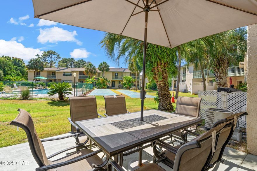 Incredible chance to own a beautifully updated townhome with direct access to a heated pool and just a 5-minute stroll to the beach. It comes fully furnished and is meticulously maintained. Search on YouTube for video tour ''For Sale 115 Tonya Ln in Panama City Beach'' This beach home did $32,777 last year with 4 months of personal use. It's projected to do $40k+ this year!!! Updates include granite countertops, sleek LVP flooring, stainless steel appliances, modern vanities, and more! This community features an exclusive Gulf-Front restaurant & pool, resort-style amenities, 11 pools, close proximity to the beach, attractive ROI, and low HOA fees. VA and FHA approved! HOA includes: 11 pools(5 heated), pickleball, shuffleboards, water-front restaurant & pool, mini golf, exercise room, tennis courts, playground, WIFI, pest control, termite bond, trash, ground keeping, property patrol, gated community and more. Now is the perfect time to invest in your dream beach home before high demand spring season!