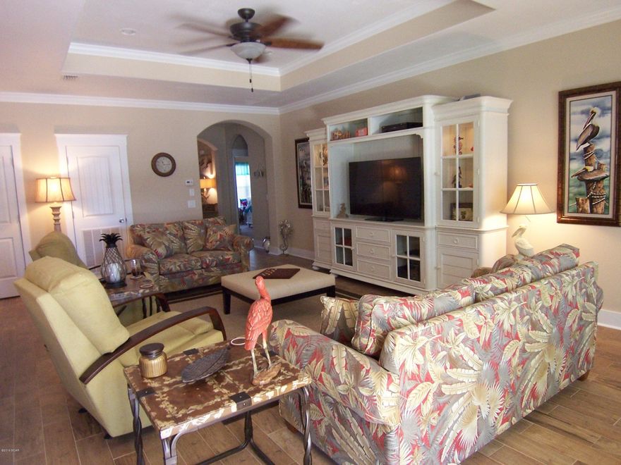 Beautiful Newer Beach House within two blocks to the beach.Beach Access # 87. New heated 16ft  Swim Spa New travertine open patio and covered back porch. Completely fenced with white vinyl fencing with two gates. Custom kitchen with granite counters and backsplash.Top of the line stainless appliances with extended warranty. Custom closets in all bedrooms. Custom window blinds and window treatments through out . Home has a termite bond and lawn sprinkler. Outside sensor lights on house corners.     This is  a 2nd home used very little.

 If you have a buyer who wants a beautiful move in ready new beach home with all the upgrades , this is it!