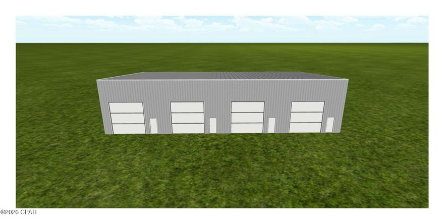 Center of Town we are offering a new 6,000 sf Flex Warehouse space with 14' x 14' roll up doors. Plus each unit has a man door in front and in back. Office build out is flexible and owner willing to co-develop the interior for long term lease. We can divide into 1,500 sf sections, but prefer not to or just divide twice (3,000 sf) or rent the entire project out. Parking available in front of site and room for loading and unloading too. There is still time to personalize the space inside as we have not started the erecting the building. This should start in mid-June and take about 90 days. An additional 900 sf work shop available for lease too, it is fully functional with electric & sprayed insulation and is subdivided into two areas for multiple of uses