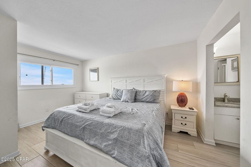 Stunning Gulf-View Condo - Updated & Rental-Ready!

Seller is willing to help with buy down interest rate.

Welcome to your dream beach retreat! Whether you're looking for a primary residence, vacation getaway, or income-generating investment, this condo checks all the boxes. With a proven rental history, this beautifully updated and well-maintained 1-bedroom, 1.5-bath unit is located on the 12th floor of the highly sought-after Summit Resort in Panama City Beach, FL. Enjoy breathtaking views of the Gulf and resort pools right from your private balcony.

The condo comfortably sleeps 6 and features:
• A spacious master bedroom with a king-size bed
• A hallway alcove with bunk beds
• A queen sleeper sofa in the living area

Modern upgrades include fresh paint, new flooring, stylish furniture, two TVs, and a fully renovated bathroom with a new shower, new plumbing, and toilets. The kitchen is fully equipped with new appliances: microwave, stove, oven, refrigerator, dishwasher, coffee maker, and more. Plus, the unit features a brand-new sliding glass door!

Resort Amenities:
• Two large swimming pools & two kiddie pools
• Poolside tiki bar, Bikini Bob's restaurant, ice cream shop, and outdoor BBQ grills
• Indoor & outdoor hot tubs and two dry saunas
• Fully equipped fitness center and game room with pool table
• Tennis courts, shuffleboard courts
• Playground, picnic area, and a full-service beach with jet-skiing, parasailing, and more

Ideally located within walking distance to restaurants and entertainment, and just a short drive to Signal Hill Golf Course and vibrant beach clubs. Close to shopping, amusement parks, and some of the best fishing on the Gulf.

Turnkey, rental-ready, and sold fully furnished - don't miss this incredible opportunity!