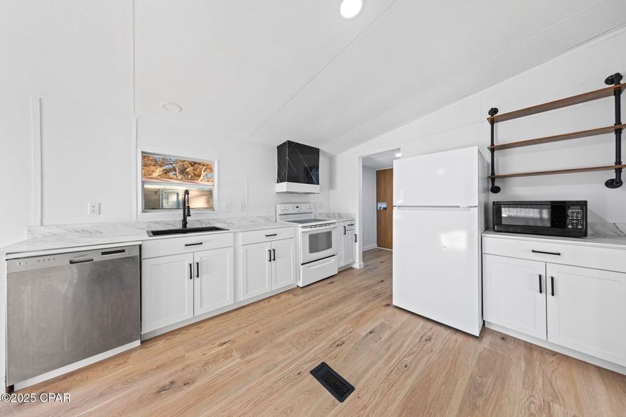 This beautifully updated mobile home offers the look and feel of a much newer model at a fraction of the cost. The home has been thoughtfully refreshed throughout and is completely move-in ready.

Recent improvements include an updated kitchen, refreshed flooring throughout, renovated bathrooms, new sod, updated stairs, and a newly built deck. The home also features a newer metal roof, and the HVAC system has been recently serviced for added comfort and reliability.

With modern finishes, a clean and well-maintained interior, and no major projects left to tackle, this property presents a great opportunity to own a turnkey home without the expense of new construction.