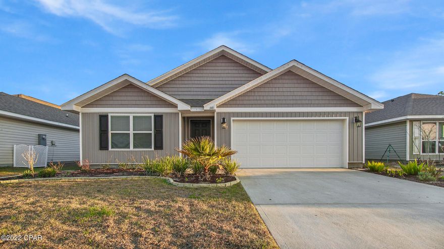 CURRENTLY UNDER CONTRACT, SELLER ACCEPTING BACKUP OFFERS. Many upgrades in this home! You'll love the custom features in this home such as walls w/ board & batten in the dining area & master bedroom, ceiling fans, attic stairs, custom lighting, reverse osmosis system & water softener system. This popular Cali model has an open floor plan & 4 spacious bedrooms. The kitchen has lots of cabinetry & boasts an island that can seat 4, dining area & spacious pantry. Main bedroom overlooks the large back yard & has a bathroom w/double sinks, soaker tub, walk-in shower & huge walk-in closet. Outside features a covered patio & a fully fenced back yard. The garage has built in shelving for extra storage. The Community offers a resort style pool, pavilion area w/gas grills, hot tub & playground!