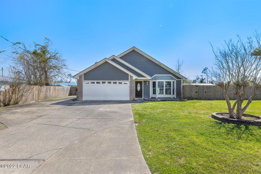 'CURRENTLY UNDER CONTRACT, SELLER ACCEPTING BACKUP OFFERS' Welcome to Pridgen Street! This beauty boasts vaulted ceilings as you enter with a wide-open flow in the main living area. The newly laid ceramic tile is continuous throughout the home, perfect for easy cleaning and walks you right into the remodeled kitchen that includes a deep undermount sink, granite countertops, and stainless-steel appliances. Bathrooms have been updated with the same tile flooring, vanity cabinets and new fixtures. New roof in 2019 and recently painted inside and out. Laundry is conveniently located just off the living room. French doors lead out to the backyard with a patio space for your outdoor furniture already laid. The back yard is fully fenced and so spacious with limitless possibilities for your family to enjoy quiet evenings. 

An extra parking slab for your boat, RV or toys extends past the 2 car garage. Schedule your showing today!