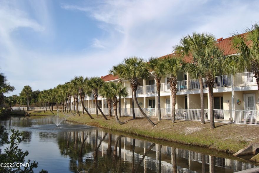 CURRENTLY UNDER CONTRACT, SELLER WILL CONSIDER BACKUP OFFERS...     FIRST FLOOR CONDO..just steps away from the beach.  This well loved unit is being offered fully furnished and  move in ready.  Great investment opportunity, vacation rental or full time residence.  Rear balcony over looks a serene water space and a swimming pool is just a few steps away from your front door.  

COMMUNITY AMENITIES:  4 SWIMMING POOLS and      1 Kiddie Pool, Hot Tubs, Club House, Tennis Courts, Mini Golf, Pool/Billiard Room, Fitness Room, Shuffleboard.

* Measurements are approximate and should be verified.