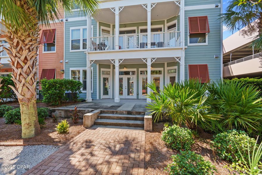 CURRENTLY UNDER CONTRACT, SELLER WILL CONSIDER BACKUP OFFERS.

Welcome to Island Reserve on Panama City Beach!
Located in a gated community and on the ground floor just steps from the parking garage, Unit 2101 offers two reserved covered parking spaces and one of the most convenient spots in the entire complex. You'll love the fully covered access from garage to front door—perfect for bringing in groceries or staying dry on rainy days—all without the hassle of stairs or elevators.

Inside, this spacious two-bedroom condo lives like two primary suites, each with a private bath and custom walk-in closet, plus an additional half bath for guests. The open-concept living area showcases crown molding, wood-look tile flooring, and fresh interior paint (2021). Plantation shutters (2022) frame the French doors leading to an expansive private patio with both covered and open-air space overlooking the landscaped courtyard and fountain.

The updated kitchen features stainless steel appliances (2022), granite countertops, a stylish new backsplash, modern lighting, and convenient cabinet pull-out drawers (2023). Additional upgrades include a built-in closet system (2022), washer and dryer (2022), rebuilt balcony (2022), and a hot water heater installed in 2021.

Island Reserve offers resort-style living with unmatched amenities—lagoon-style pool with waterfalls, lap lanes, and splash area, plus an indoor basketball court, pickleball, fitness center, game room, and private movie theater. With countless updates, two covered parking spaces, and the security of a gated community, this condo is the perfect blend of comfort, convenience, and lifestyle—just minutes from the beach, shopping, and dining.