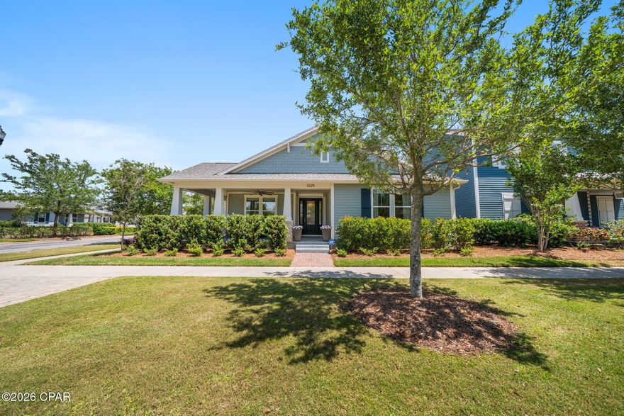 *OPEN HOUSE | Sunday 4/26 from 1:30-3:30pm* 

This property is a beautifully maintained corner-lot home perfectly positioned on green space and just moments from Kestrel pool and University Academy. With 4 bedrooms, 2.5 baths, and thoughtful upgrades throughout, this property offers the perfect space, function, and outdoor lifestyle. Inside, you'll find a well-kept home featuring all new stainless steel appliances, hurricane shutters for windows and doors, window treatments throughout, a whole-house security system, UV air filtration in the HVAC system, and wired for a whole home generator. The spacious laundry room is a standout with wall-to-wall cabinetry and direct access from the primary suite's walk-in closet for everyday convenience. The primary suite is designed to impress with double vanities, a tiled walk-in shower, soaking tub, and an oversized closet connected to the laundry room. The secondary bedrooms are equally impressive, each offering its own walk-in closet for plenty of storage and flexibility. A convenient half bath located just off the kitchen is perfect for guests. Step outside and enjoy your own private retreat. The backyard features an additional living space complete with a paver patio, covered pergola, gas fire pit, play set, and all outdoor furniture included -- ready for entertaining or relaxing from day one. The extended front porch with porch swing adds even more charm and curb appeal.

Living in SweetBay means more than owning a beautiful home -- it means enjoying a true lifestyle community with miles of walking trails, multiple resort-style pools, parks, playgrounds, green spaces, bayfront access, and community events throughout the year. Residents love the golf cart-friendly atmosphere, scenic surroundings, and convenient access to shopping, dining, and everyday essentials.