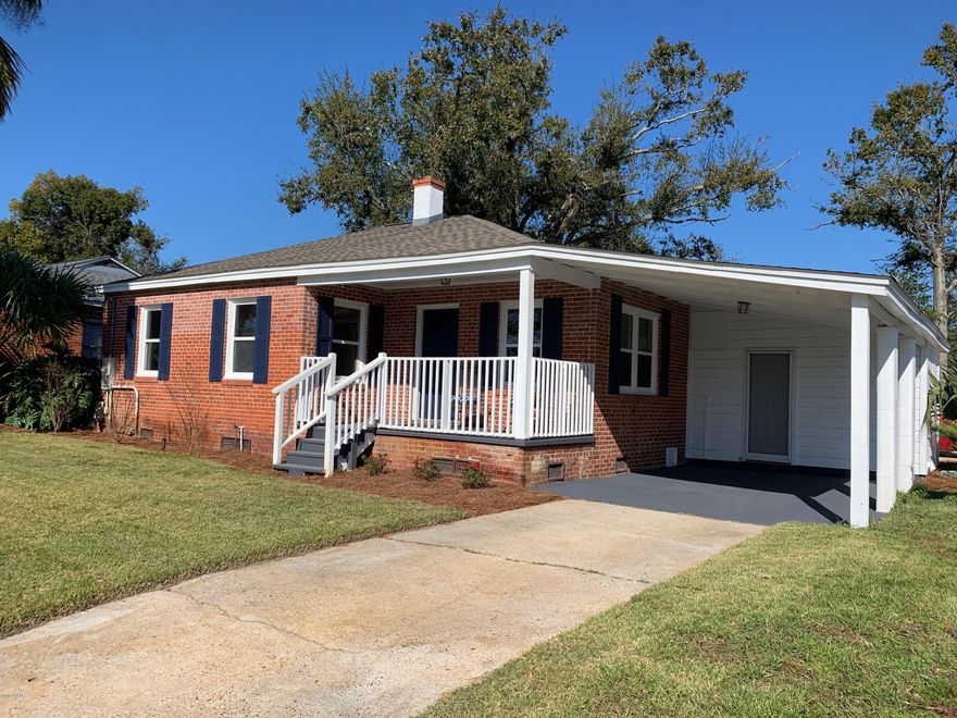 St. Andrews Cute.  This renovated 4 bedroom 2 bath home has a nearly new roof, installed Dec. 2018.  BRAND NEW Kitchen with all new stainless appliances, new flooring throughout the home and an OPEN CONCEPT floor plan.  New electrical, plumbing, HVAC Ductwork, electric waterheater and fresh paint inside and out.  Minutes from Hip St Andrews, downtown, Beach Dr and The Beach!!  Easy access from both Lisenby Ave and 11th St.  Come see this affordable home today!