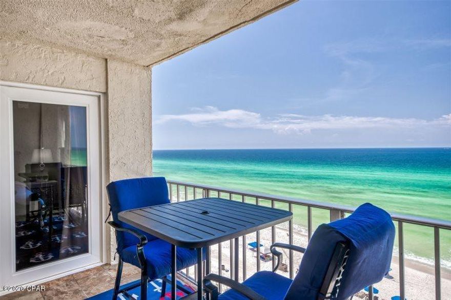 Open the door and fall in love with this UPDATED 3 bedroom, 2 full bath condo in Regency Towers!  Unit 921 is on the perfect  floor and has a direct beach view! Enjoy your favorite beverage watching gorgeous sunsets all year around from your balcony. The seller has spared no expense updating cabinets, floors and furniture and it shows.  Currently on a rental program so it is rental ready for you. Regency Towers is located at the east end of Panama City Beach with amenities that include 2 pools, hot tub, beach side bar, fitness center, easy walk to the beach and MORE! Call today for your showing!