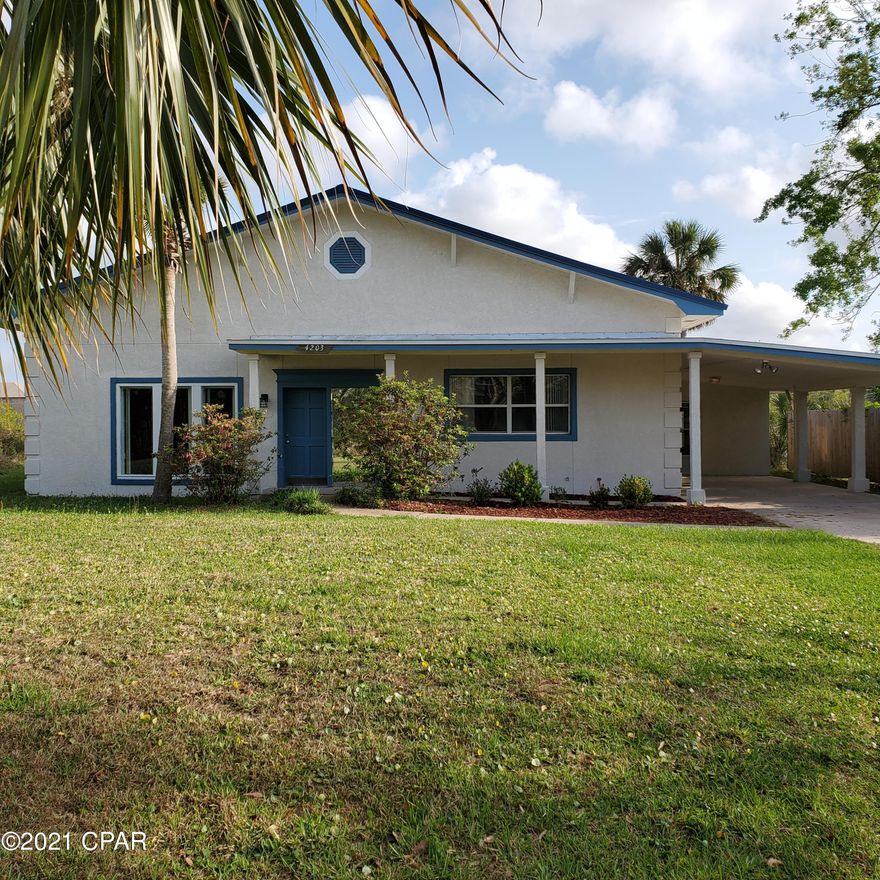 WATERFRONT HOME on Deer Point Lake!  This beautiful 3/2 Home is tucked away in a quiet cove of Deer Point Lake.  This home has the older character of a Florida Waterfront Home but has been updated and is move in ready.  3/2 Home has Open Floor Plan with new kitchen and new flooring!  New roof and HVAC System.  Well and Septic inspected in 2017.  The open living area has room for dining and has large windows that allow you to see the beautiful sunsets on the lake.  There was a dock at one time that could be rebuilt.  This would be a great Summer Home or your forever home.!  Call today to see this home!