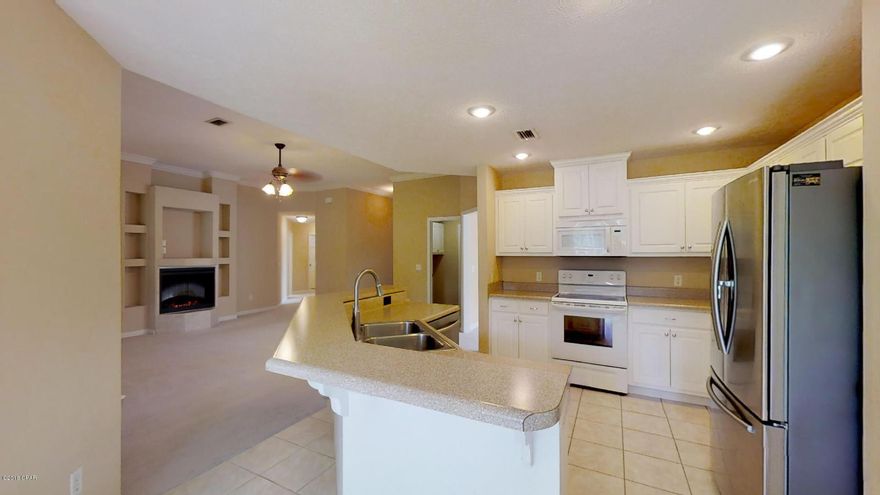 Wonderful 4/2, Split Bedrooms, Deluxe Master Suite looks into the fenced back yard. Master Bath has both Whirlpool Tub and Separate Shower with seat and Rain Forest Shower Head.



Very large home... May be the largest in the area and is near perfect condition.



3 Other Very Nice Bedrooms; two facing street and one facing side yard.



Rear Yard offers access in case you need to drive back there.



Large Kitchen Area (SS Fridge was sold) incl. w/white 2door w/ice Maker. Sep Dining Rm & Eat-In Area... with access to the Rear Screened Porch.  Fire Pit & Play Equipment may remain.



Garage offers additional storage. 



1st and Last Month with option for small dog 5lbs or less with pet fee: 



Includes Taxes 



Possible Lease Option.