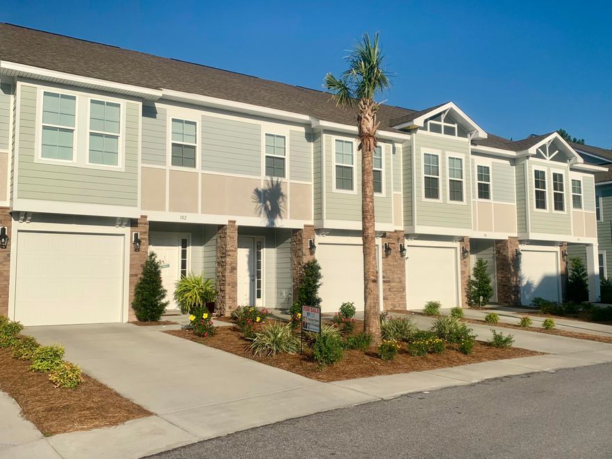 Reduced!  This 3bd/2.5 bath townhome offers 2100 sq ft and has $15,000 in Owner Upgrades! This includes Stainless Counter Depth Refrigerator, Convection Oven, Stainless Backsplash, and pull out shelves in kitchen cabinets. You will find a 72'' Ceiling fan in living room, Custom Heat Reflecting Shades throughout the home, LED lighting in the new light fixtures and completely new updated bathroom in the downstairs half bath. This home has la large walk in pantry, large driveway, and is immaculate throughout!  Waterfall is located in a perfect location which is close to the beach, shopping, restaurants, and features a community pool! Come visit for a private showing today!